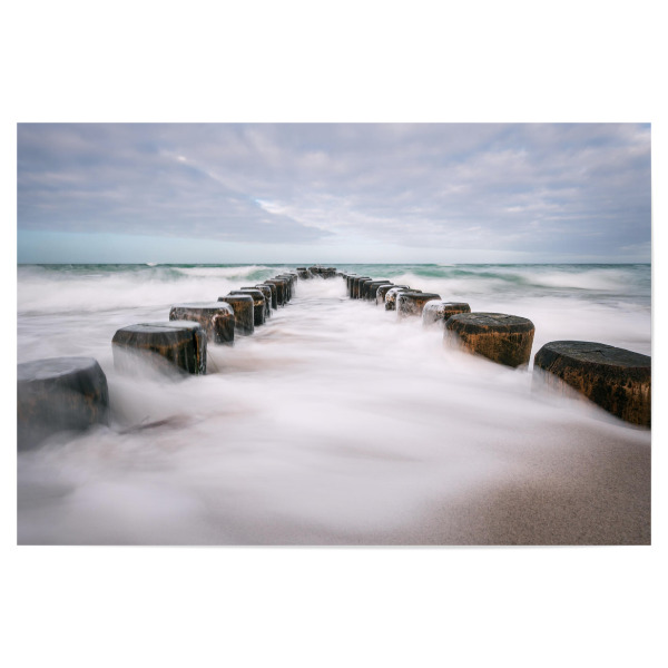 Poster 30x20 cm "An einem stürmischen Tag" artboxONE - Natur,Reise,Reise / Strand und Meer