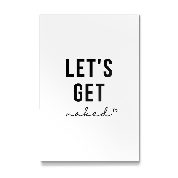 Galerie-Print "Lets Get Naked - Oh La La" 30x20 cm artboxONE