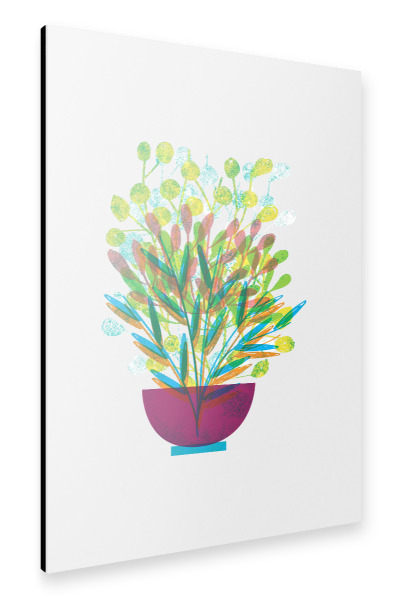 Alu-Dibond "Flower Pot" 30x20 cm artboxONE