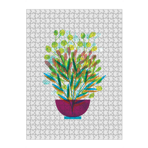 Puzzle Ravensburger "Flower Pot" artboxONE - Natur,Floral,Für Kinder,Für Mama