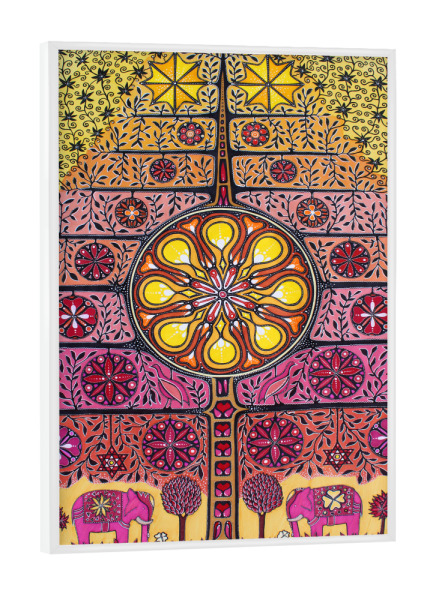 Poster mit weißem Rahmen "LA’AKEA" artboxONE - Abstrakt,Weihnachten