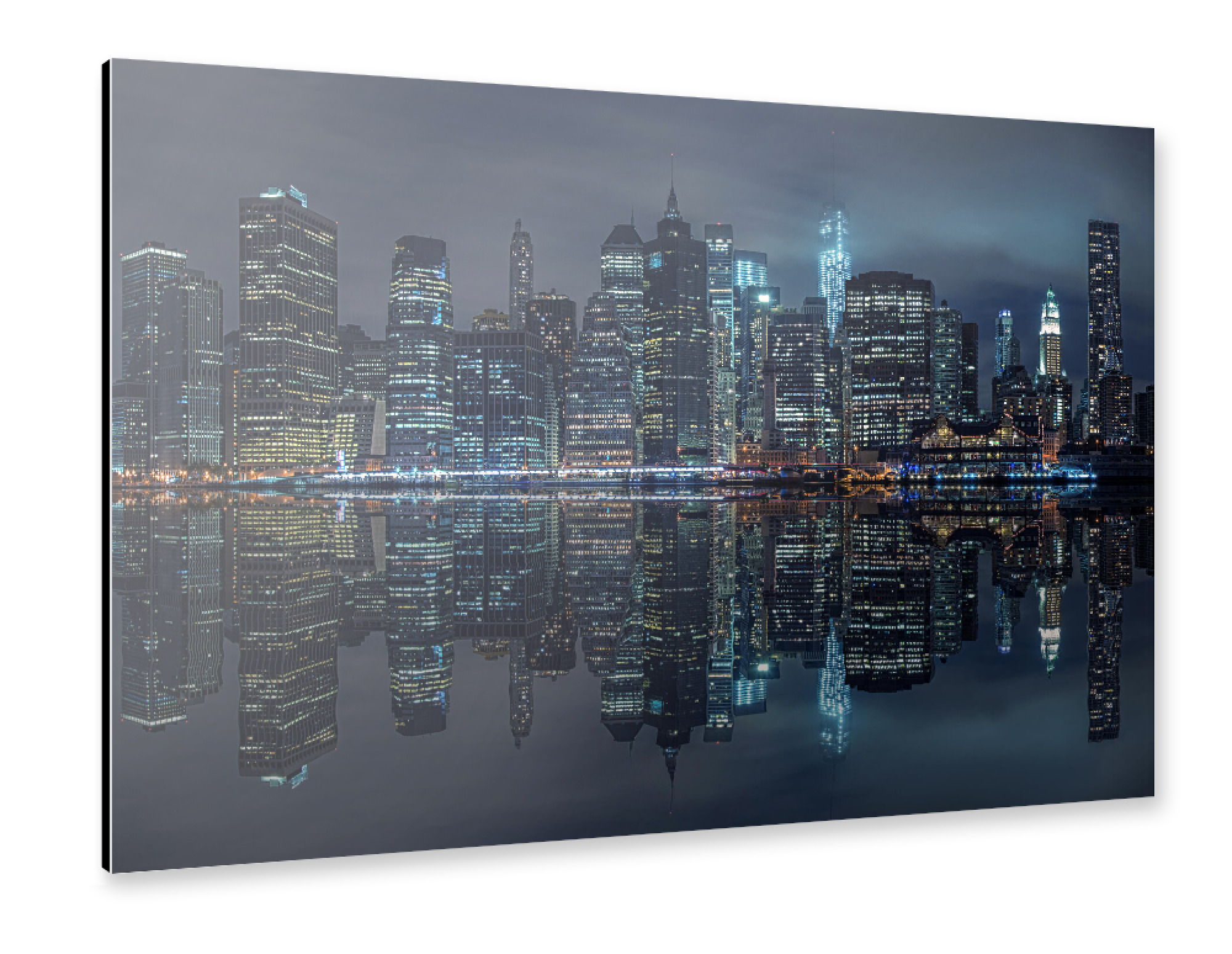 Alu-Dibond "New York Blue" 75x50 cm artboxONE