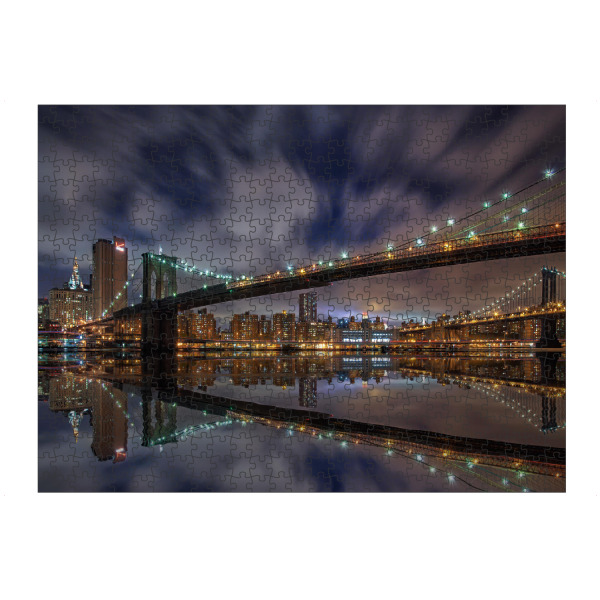 artboxONE Puzzle "Die 2 Brücken" artboxONE - Städte,Städte / New York,Reise,Architektur