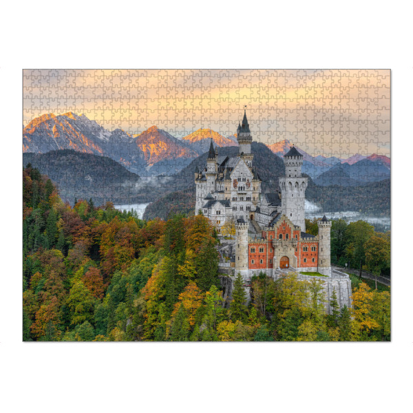Puzzle Ravensburger "Schloss Neuschwanstein im Herbst" artboxONE - Natur,Reise,Architektur
