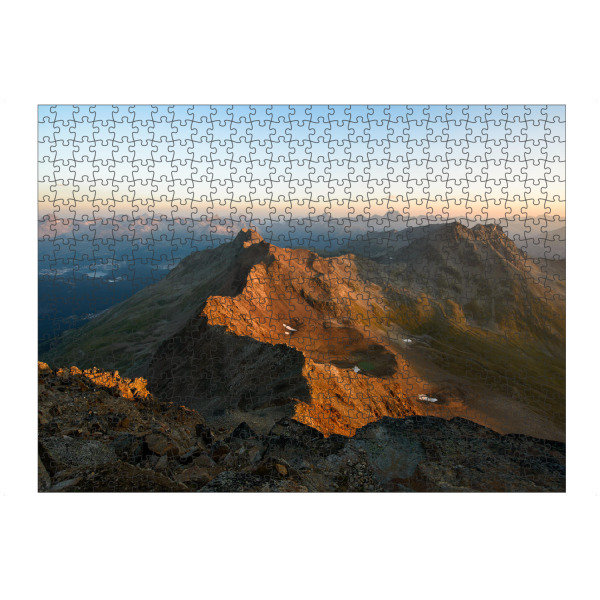 artboxONE Puzzle "Piz Languard panorama at sunrise" artboxONE - Natur,Reise