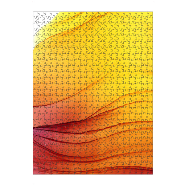 Puzzle Ravensburger "Gelb Abstract Rot" artboxONE - Abstrakt