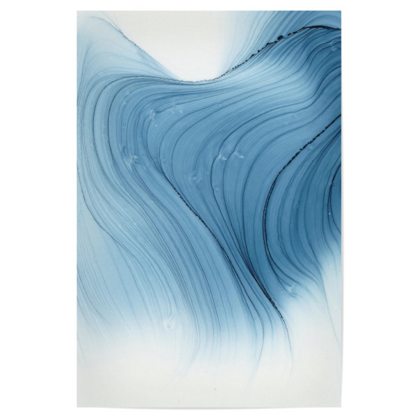 Poster "Fluss V" artboxONE - Abstrakt - Abstract,Bloom,Art,Kunst,Abstrakt,Fluid,Pouring,Alkohol,Alcohol,Painting,Illustration,Decor,Design,Ink,Tinte