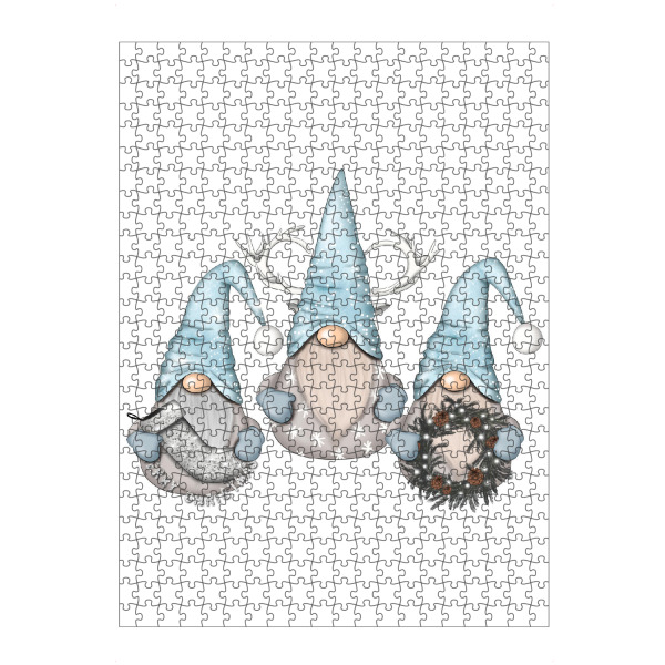 artboxONE Puzzle "Nordic Gnomes" artboxONE - Typografie,Für Kinder,Weihnachten,Für Mama,Festivals
