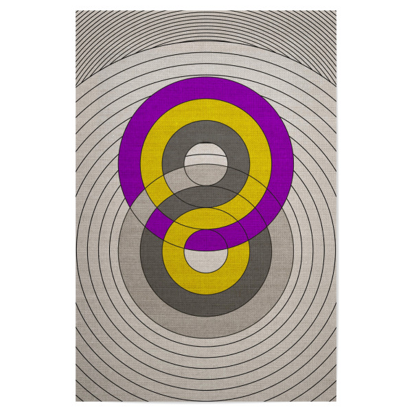 Poster "8 Loop" artboxONE - Typografie,Abstrakt,Geometrie