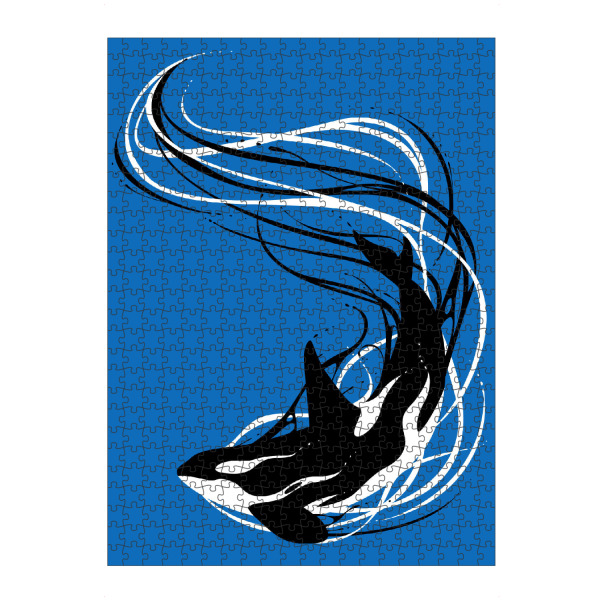 Puzzle Ravensburger "Fantasy Lines Killer Whale" artboxONE - Tiere,Unterwasser