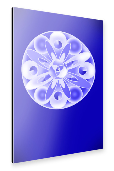 Alu-Dibond "Orna royal" 30x20 cm artboxONE