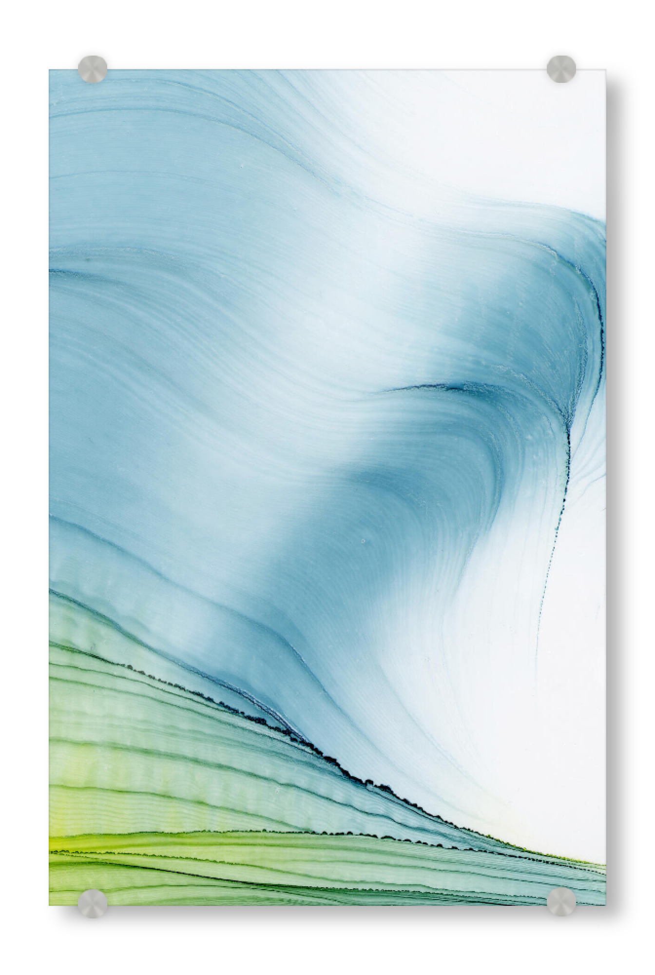 Acrylglasbild "2X LL Welle" artboxONE - Abstrakt