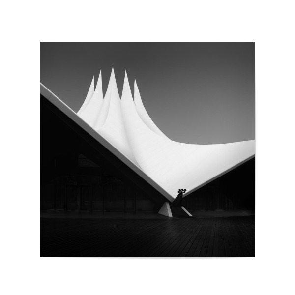 Poster 20x20 cm "A Black Symphony I | Berlin" artboxONE - Städte / Berlin,Reise,Abstrakt,Schwarzweiß,Architektur