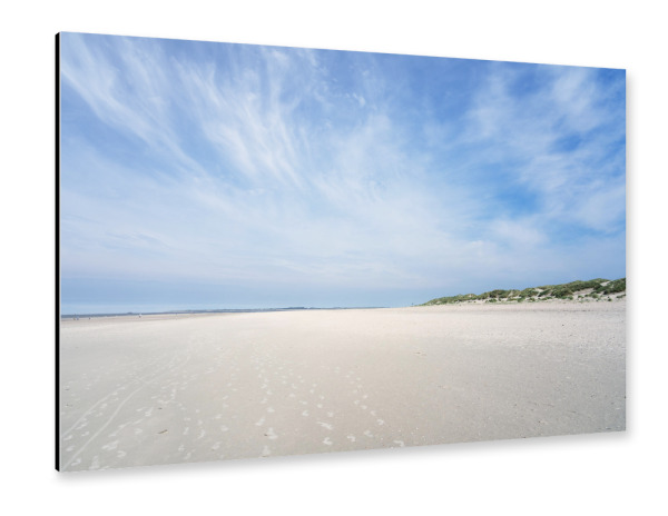 Alu-Dibond "Weiter Strand auf Baltrum" 30x20 cm artboxONE