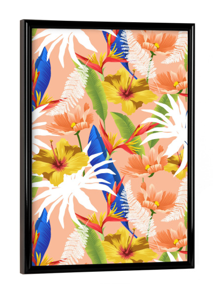 Poster mit schwarzem Rahmen "Expression and Purity" artboxONE - Natur,Floral