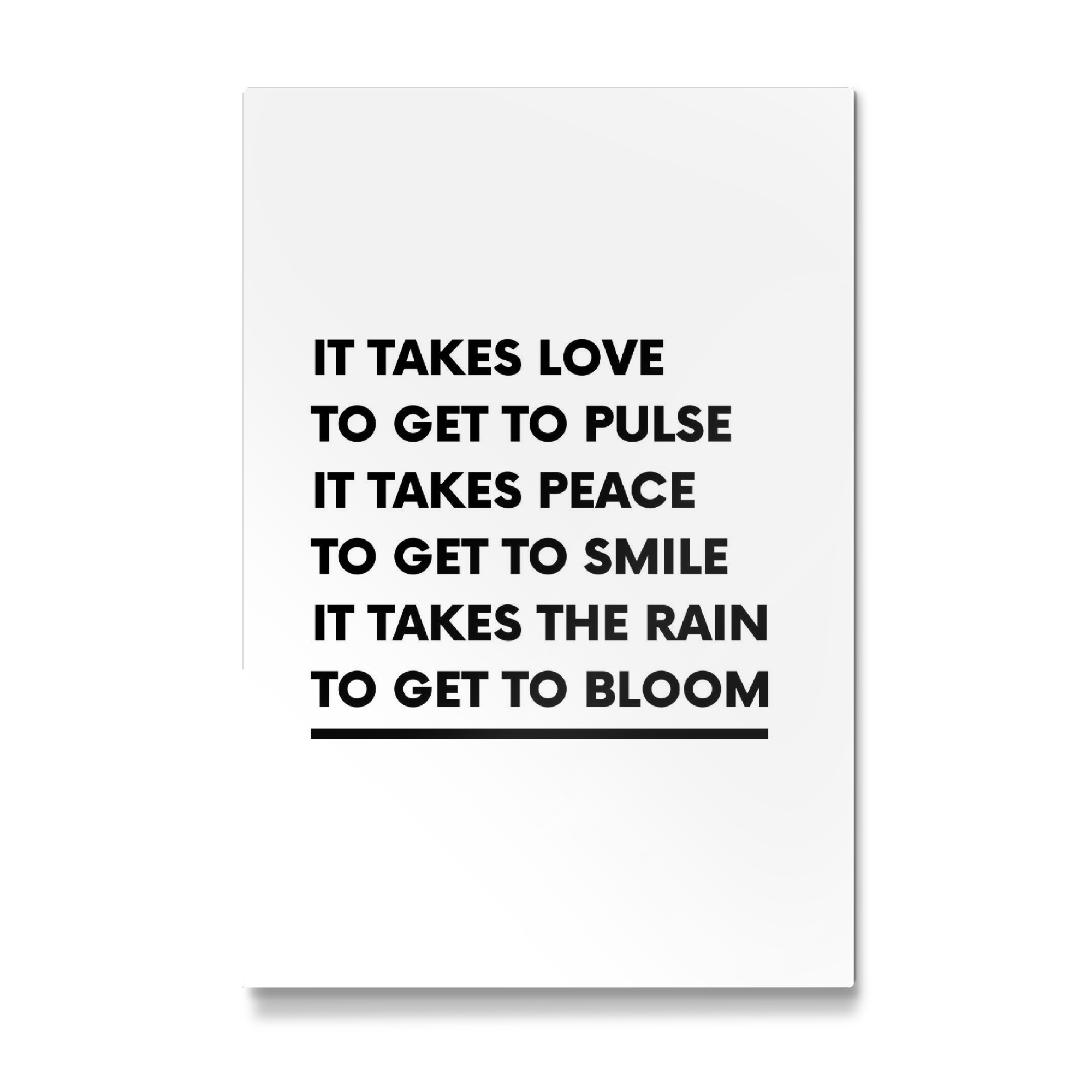 Galerie-Print "Love, Peace and Bloom" 30x20 cm artboxONE