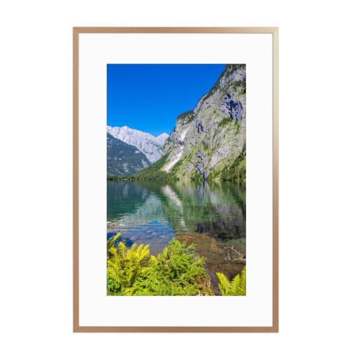 Der Obersee in Bayern