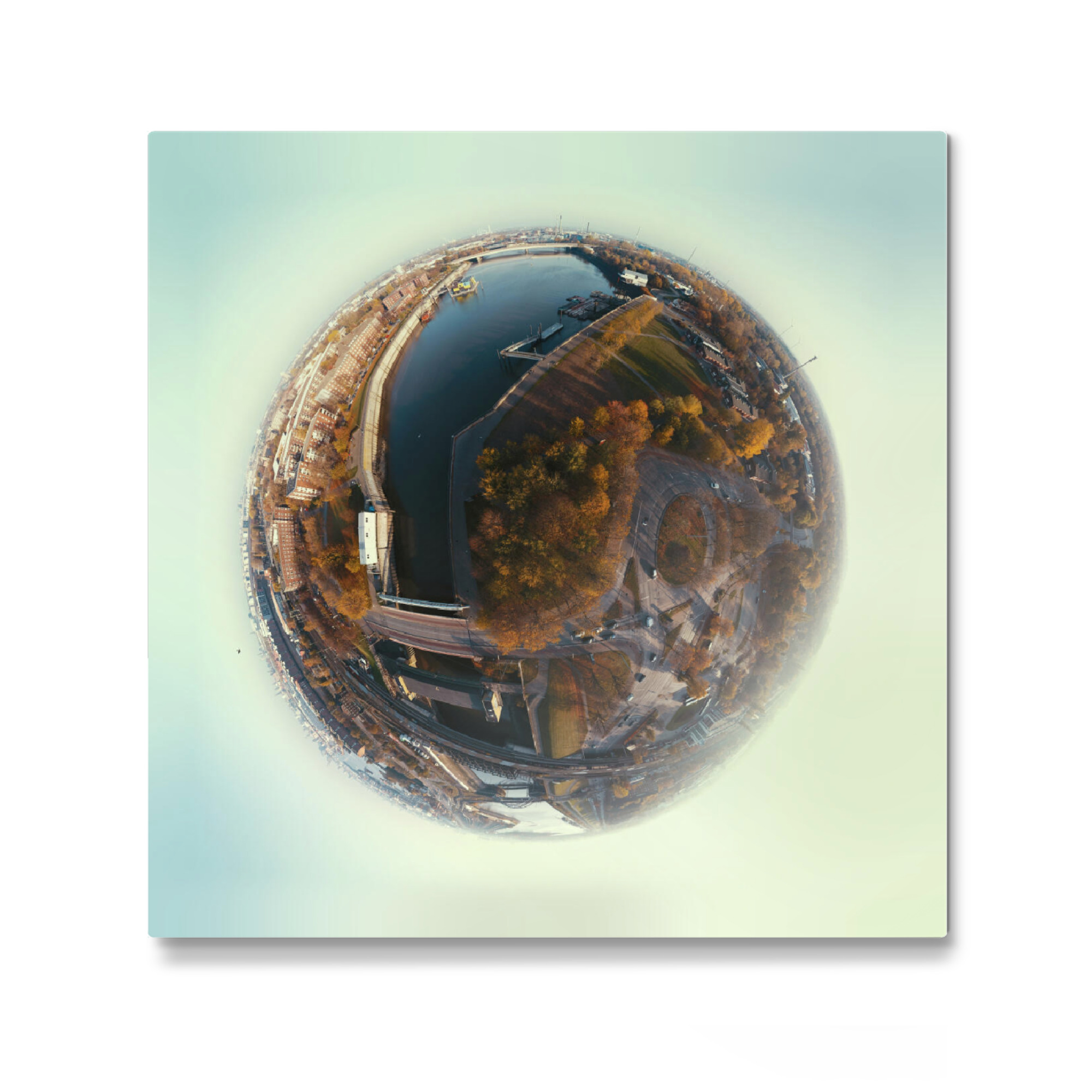 Galerie-Print "Zollhafen Ballinstadt - Hamburg" 30x30 cm artboxONE