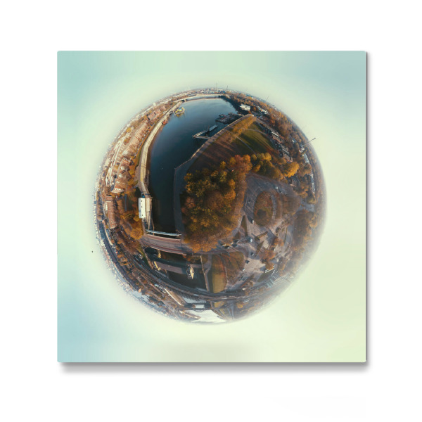 Galerie-Print "Zollhafen Ballinstadt - Hamburg" 30x30 cm artboxONE