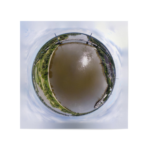 Poster 20x20 cm "A1 Moorfleetbrücke Hamburg" artboxONE - Städte,Städte / Hamburg,Reise,Reise / Länder