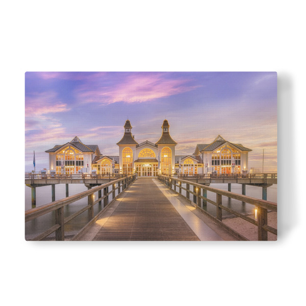 Leinwandbild "Seebrücke in Sellin" artboxONE - Architektur,Reise / Strand und Meer