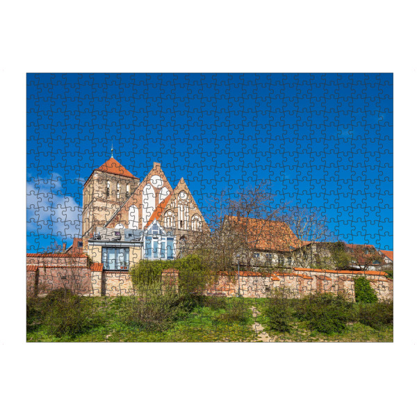 artboxONE Puzzle "Nikolaikirche und Stadtmauer" artboxONE - Reise,Architektur,Städte / Weitere