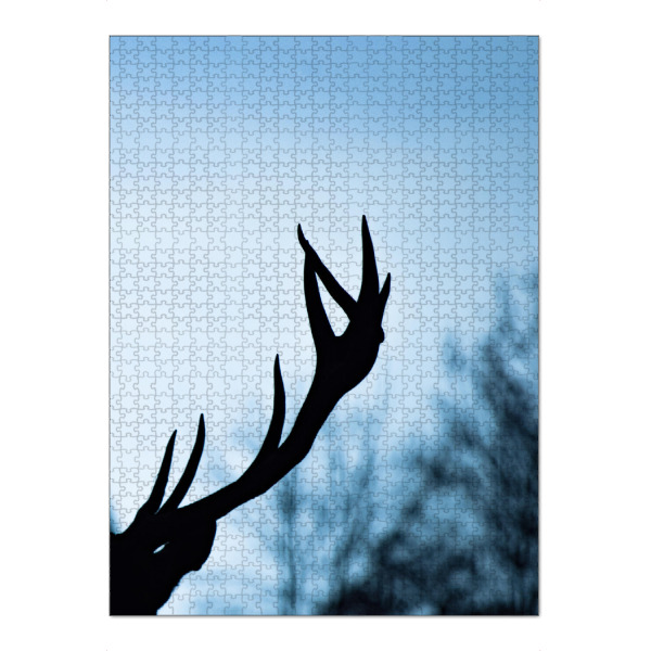 Puzzle Ravensburger "Hirschgeweih" artboxONE - Natur,Tiere