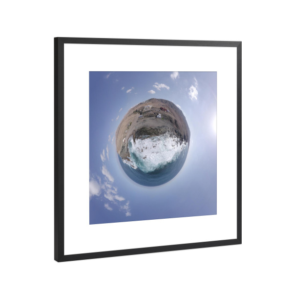 Poster mit Rahmen Schwarz (Metallic) "Fuerteventura - Playa del Valle" artboxONE - Natur,Reise,Reise / Strand und Meer,Reise / Länder