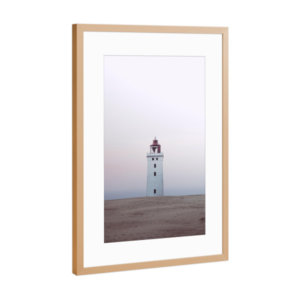 Poster mit Rahmen Kupfer "Rubjerg Knude" artboxONE - Natur,Reise,Reise / Strand und Meer,Reise / Länder