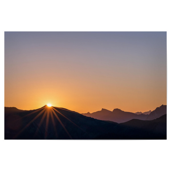 Poster 30x20 cm "Erste Sonnenstrahlen" artboxONE - Natur,Reise