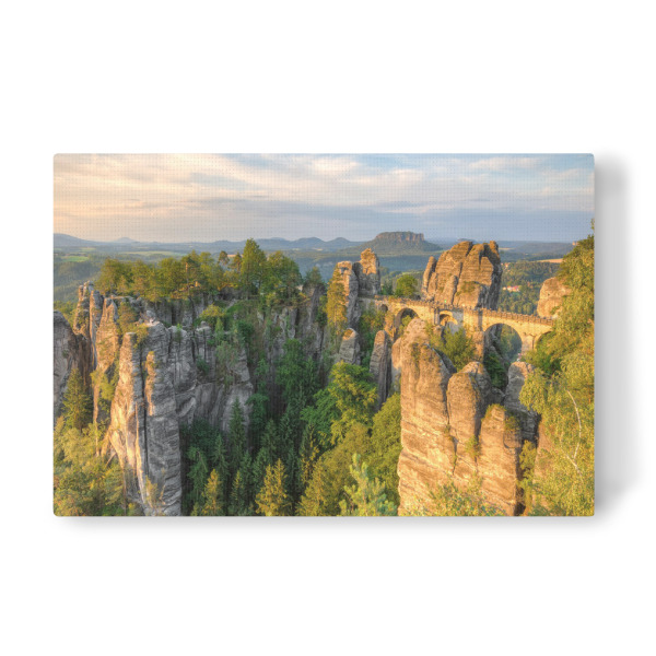Leinwandbild "Basteibrücke Sächsische Schweiz" artboxONE - Natur,Reise