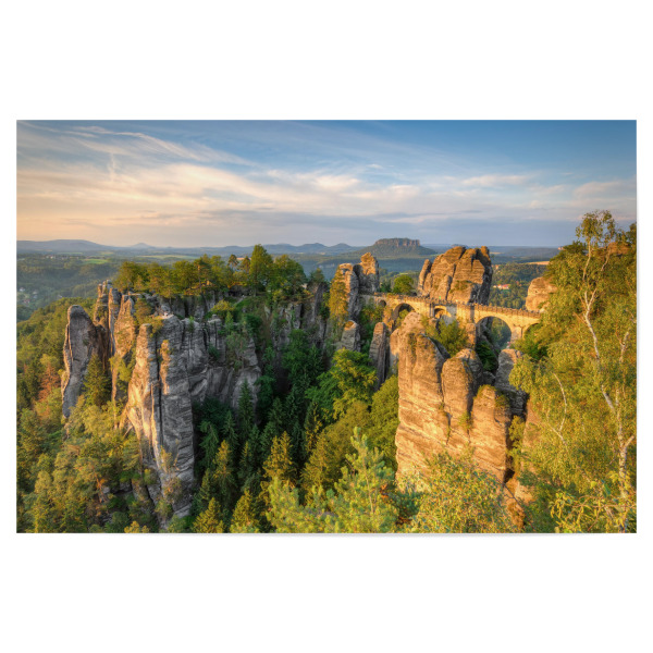 Poster "Basteibrücke Sächsische Schweiz" artboxONE - Natur,Reise