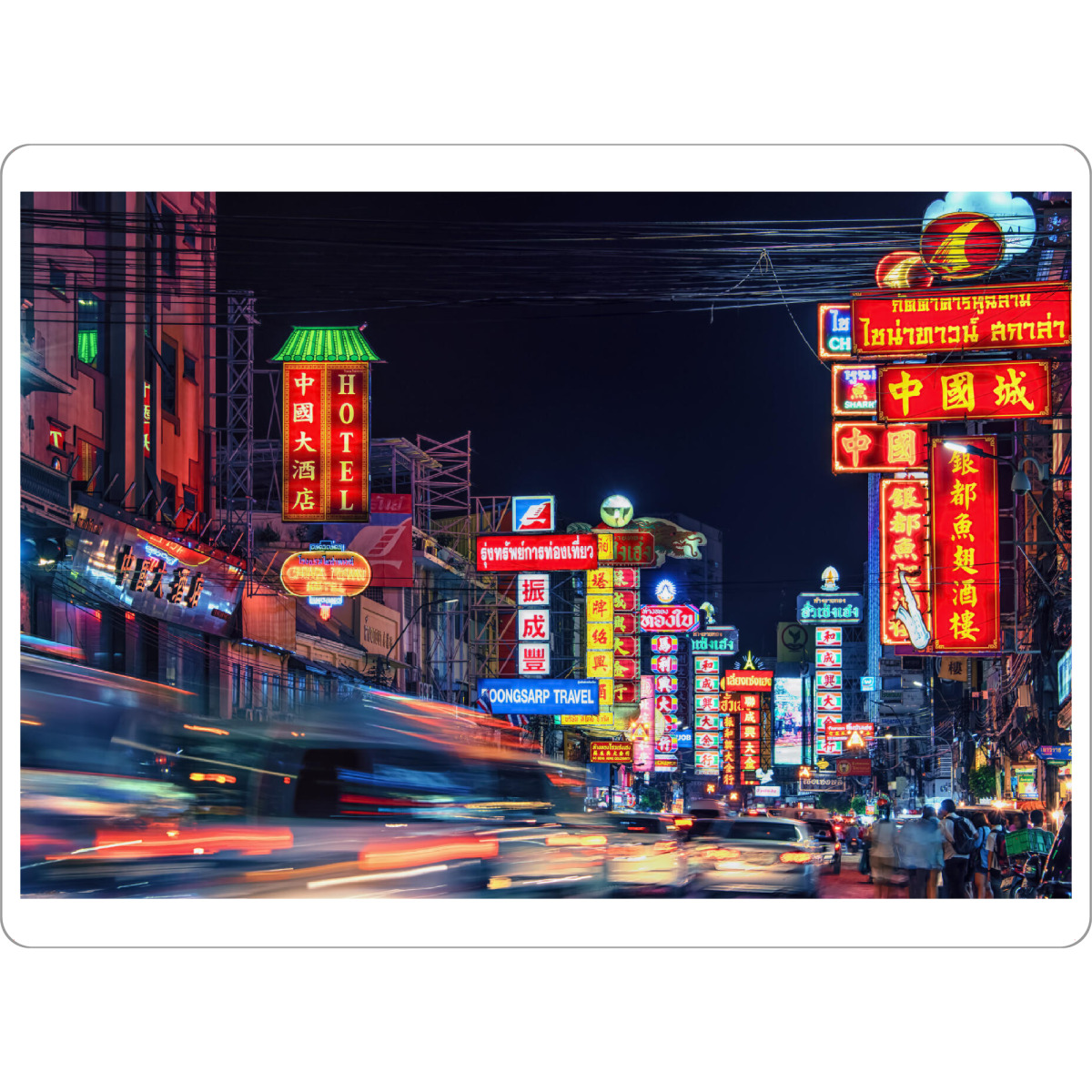 Tischset "Yaowarat Road" artboxONE - Städte,Architektur