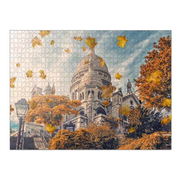 Puzzle Ravensburger "Autumn in Montmartre" artboxONE - Städte,Reise,Architektur,Städte / Paris,Reise / Länder