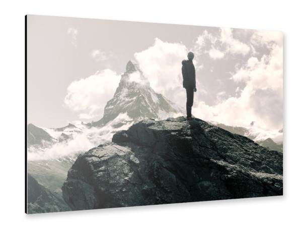 Alu-Dibond "Outlooks" 30x20 cm artboxONE