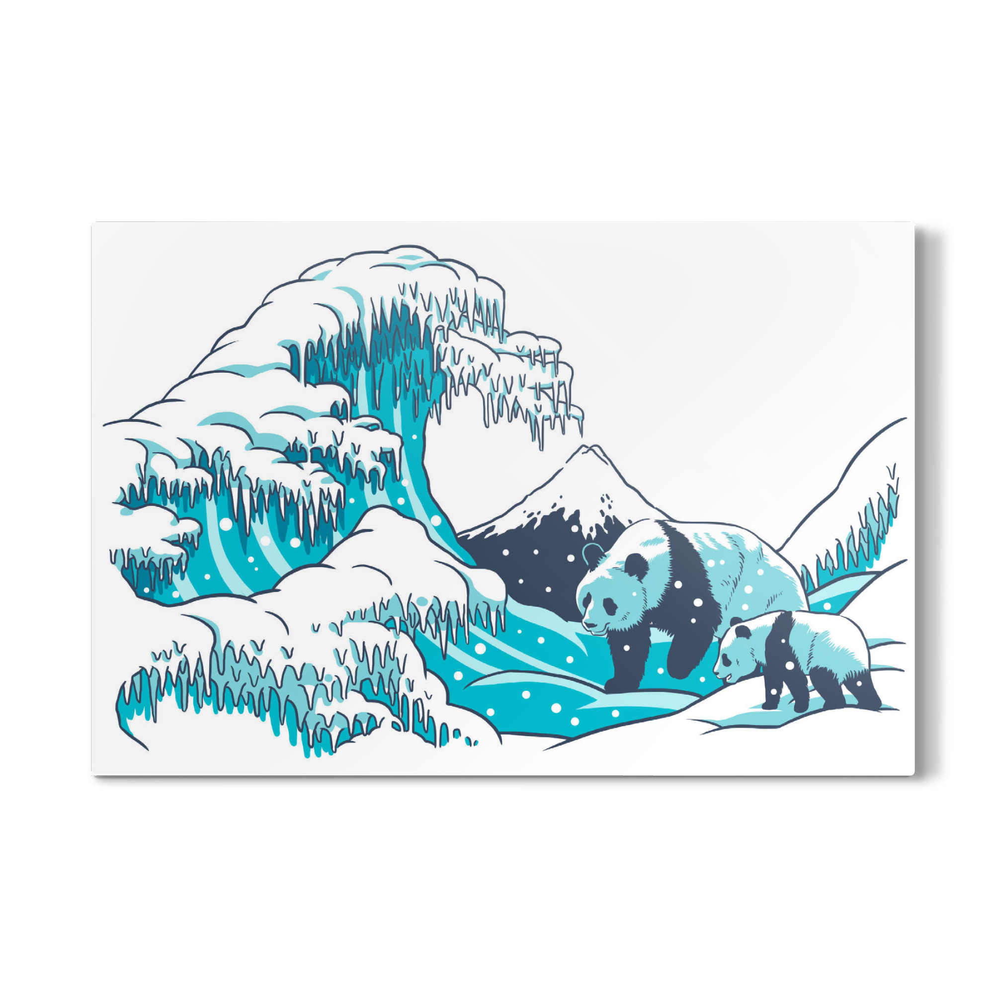 Galerie-Print "Ice Wave Panda" 30x20 cm artboxONE