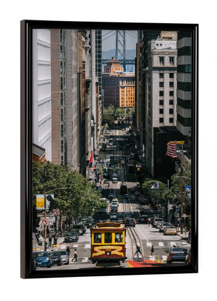Poster mit schwarzem Rahmen "San Francisco - USA" artboxONE - Reise,Architektur,Städte / San Francisco