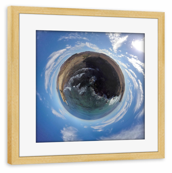 Poster mit Rahmen kiefer "Fuerteventura - Mirador La Pared" artboxONE - Natur,Reise,Reise / Strand und Meer,Reise / Länder