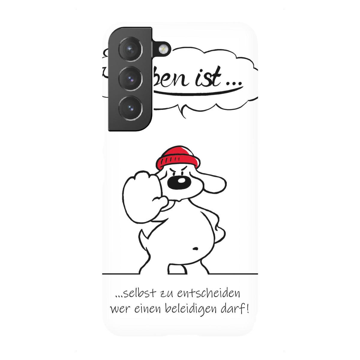 Samsung Galaxy "Leben ist... selbst zu entscheiden" Premium-Case Handyhülle artboxONE