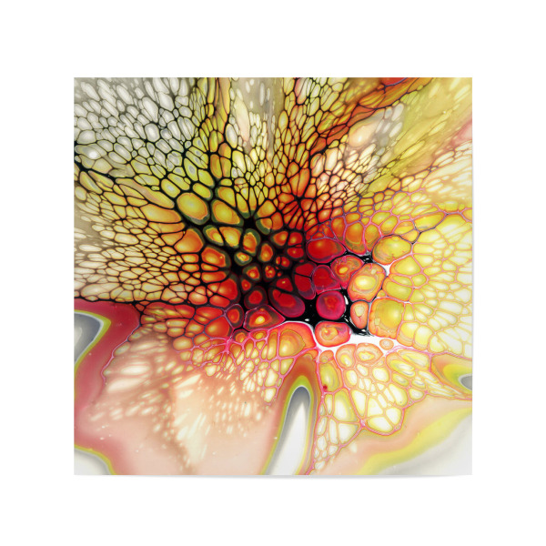 Poster 20x20 cm "Warm Lacing" artboxONE - Abstrakt