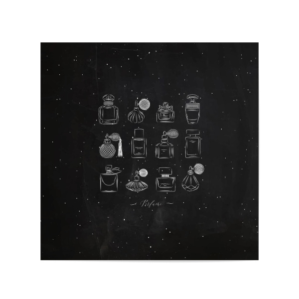 Poster 20x20 cm "Perfume vintage bottles black" artboxONE - Menschen,Fashion,Für Mama