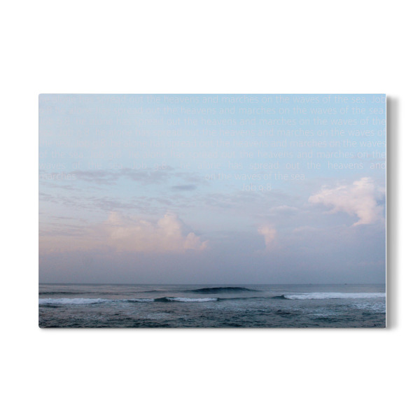 Galerie-Print "Good Morning Hikkaduwa bible verse" 30x20 cm artboxONE