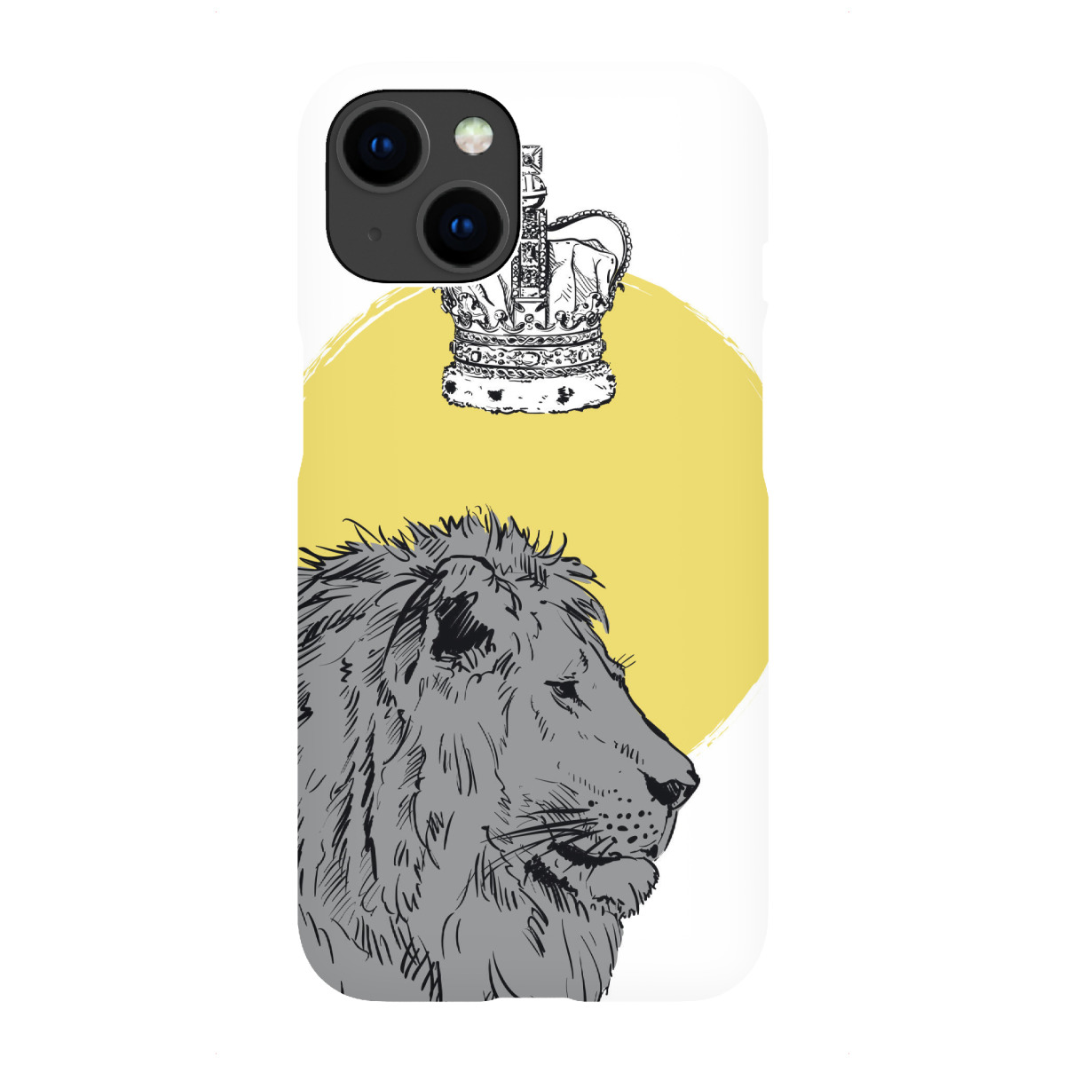 "Lion is the King"für iPhone - Premium-Case Handyhülle artboxONE