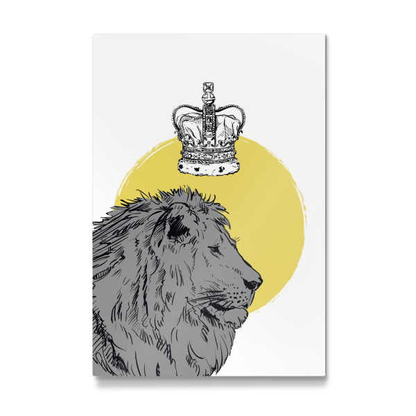 Galerie-Print "Lion is the King" 30x20 cm artboxONE