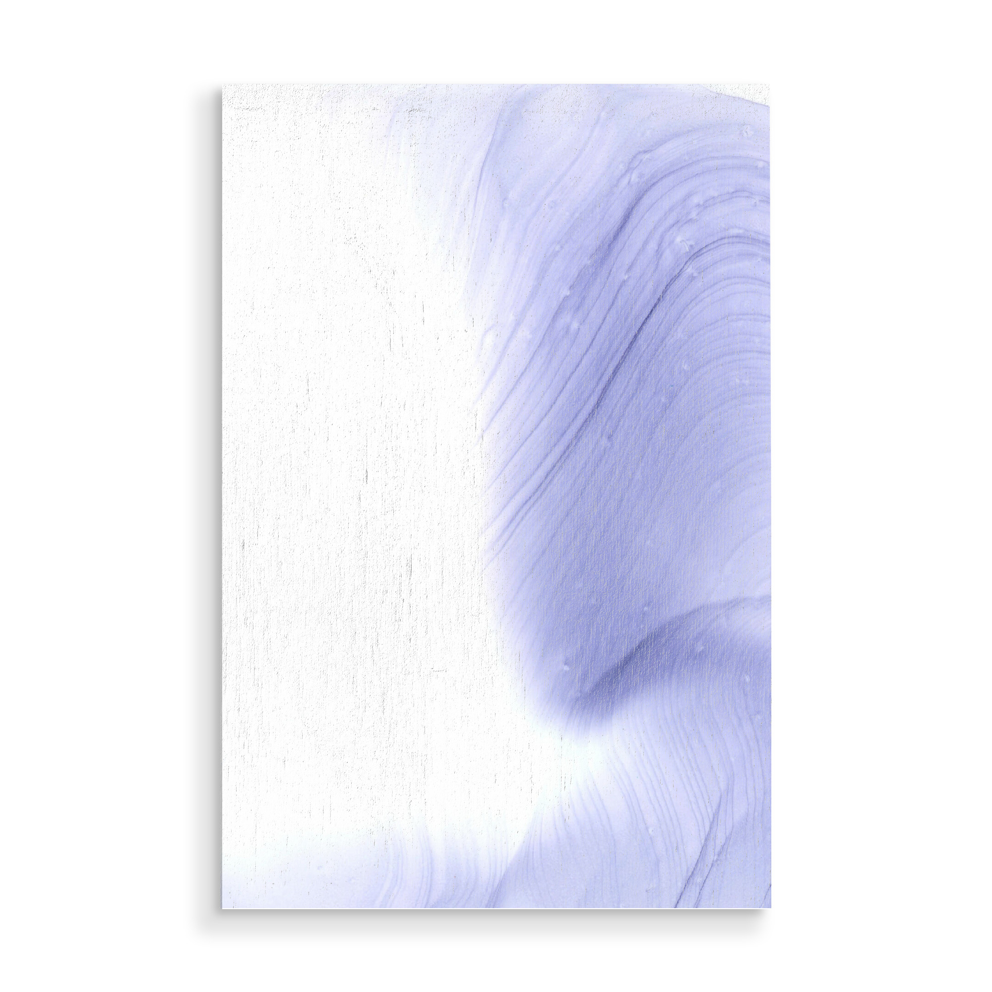 Holzbild "L Weiss" artboxONE - Abstrakt - Abstract,Bloom,Art,Kunst,Abstrakt,Fluid,Pouring,Alkohol,Alcohol,Painting,Illustration,Decor,Design,Ink,Tinte