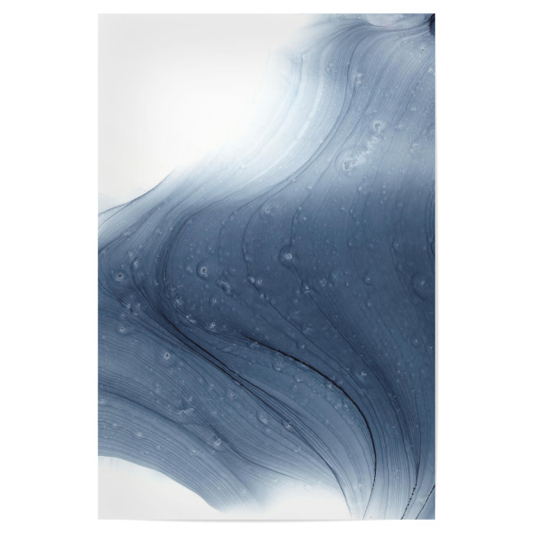 Poster "Dunkel" artboxONE - Abstrakt - Abstract,Bloom,Art,Kunst,Abstrakt,Fluid,Pouring,Alkohol,Alcohol,Painting,Illustration,Decor,Design,Ink,Tinte