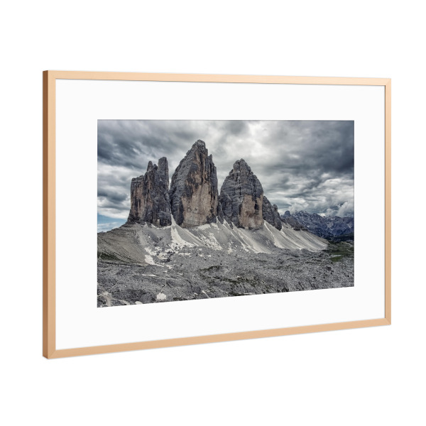 Poster mit Rahmen Kupfer "Dolomiti" artboxONE - Natur,Reise,Sport,Reise / Länder