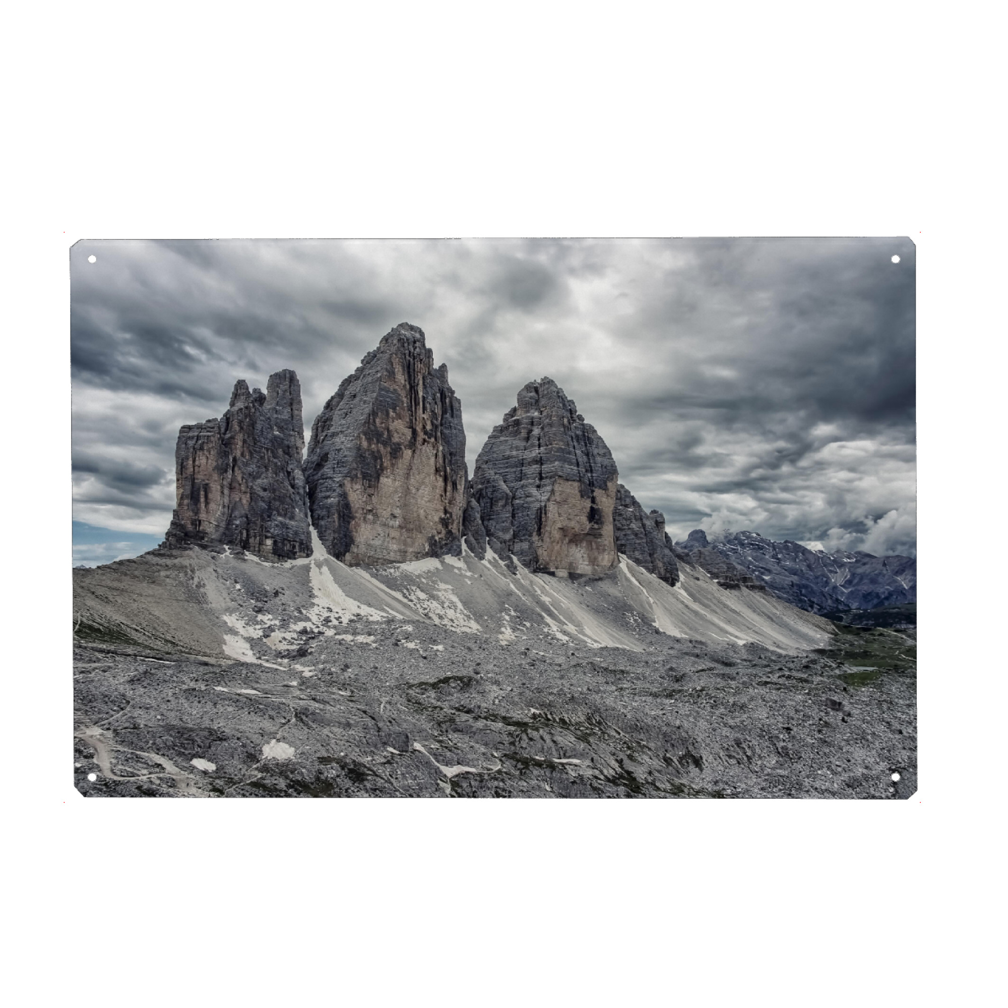 Metall Poster "Dolomiti" artboxONE - Natur,Reise,Sport,Reise / Länder