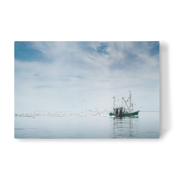 Leinwandbild "Krabbenkutter" artboxONE - Natur,Reise / Strand und Meer