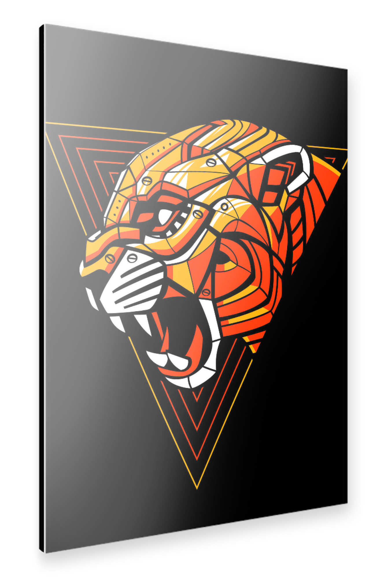 Alu-Dibond "Robot Lion" 75x50 cm artboxONE